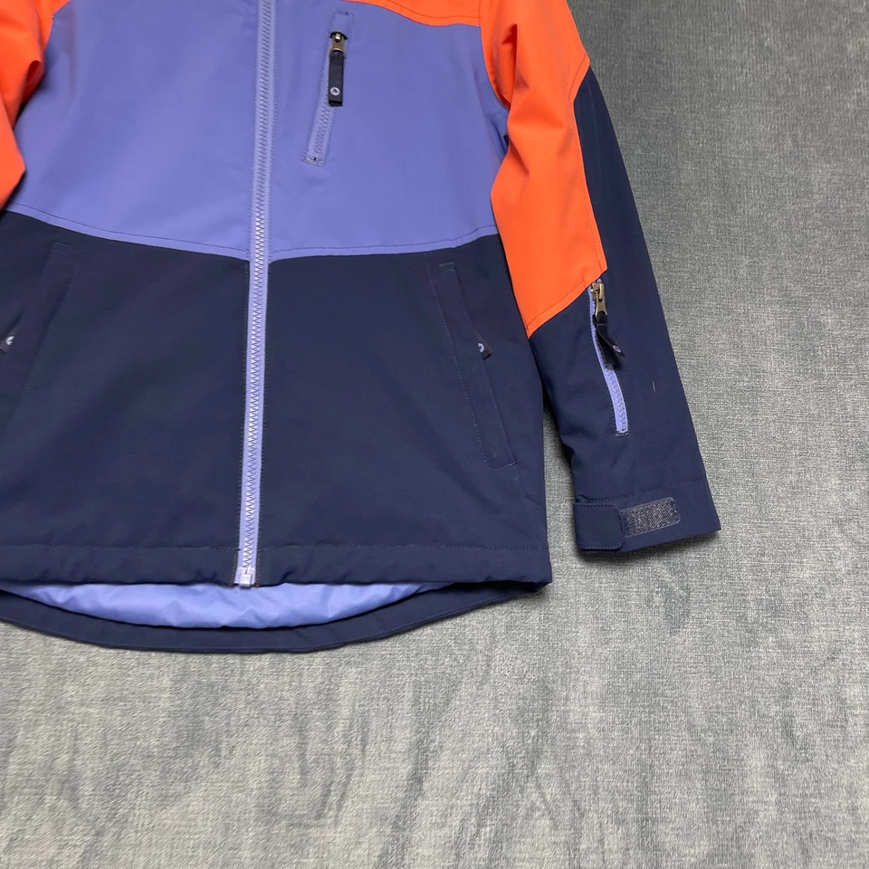 Куртка утепленная Marmot Elise для девочек средняя разноцветная водонепроницаемая с капюшоном - Изображение 2 из 4