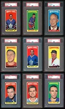 1964-65 Topps Hockey Near Complete Set 6 - EX/MT 6536722 (55 / 110 cards)