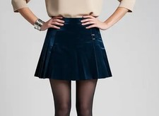 Minigonna Similpelle Nera