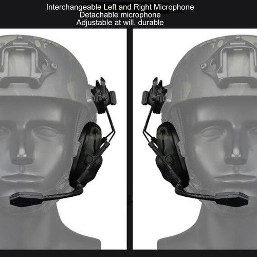 Military Helmet Headset Noise Cancelling Retractable Foldable Helmet Headpho Hot - Zdjęcie 19 z 22