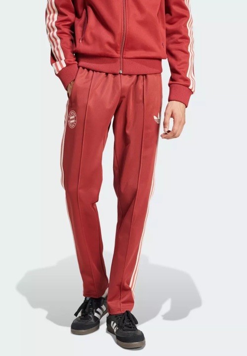 ★adidas★ FC Bayern Originals Track Pants Red IS6512 adidas FC Bayern Originals Track Pants - Burgundy | adidas UAE