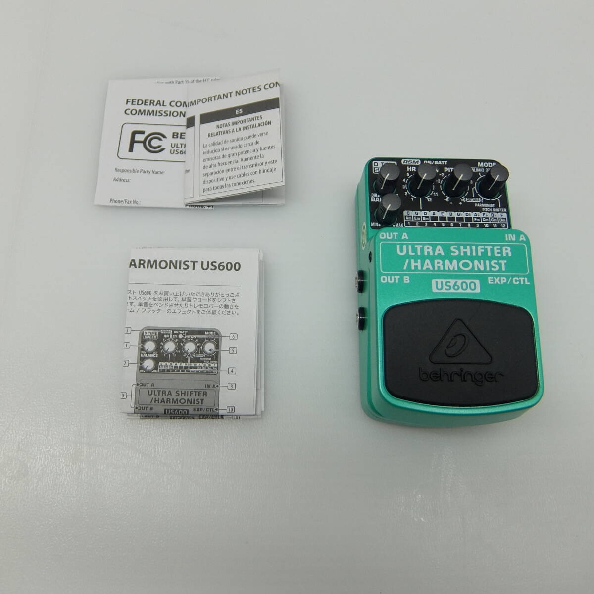 ギター BEHRINGER US600 ULTRA SHIFTER/HARMONIST Behringer | Product | US600