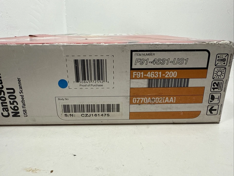 Canon CanoScan N650U Flatbed Scanner Brand New - Image 2 of 3