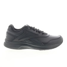 Zapatillas deportivas Reebok Walk Ultra 7 DMX MAX Wide 2E para hombre negras anchas zapatos