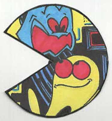 2026 Artist Assemble Ultimate 80s PAC-MAN Die-Cut 1/1 Sketch Card by JOHN BRUCE