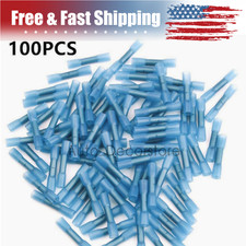 100x Heat Shrink But Connector Waterproof Electrical Wire Marine Butt Splice