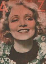 Vintage MARLENE DIETRICH   Belgian Mag 