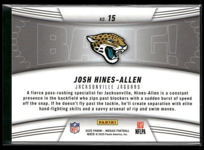 Josh Hines-Allen 2025 Panini Mosaic Bang! #15 | eBay