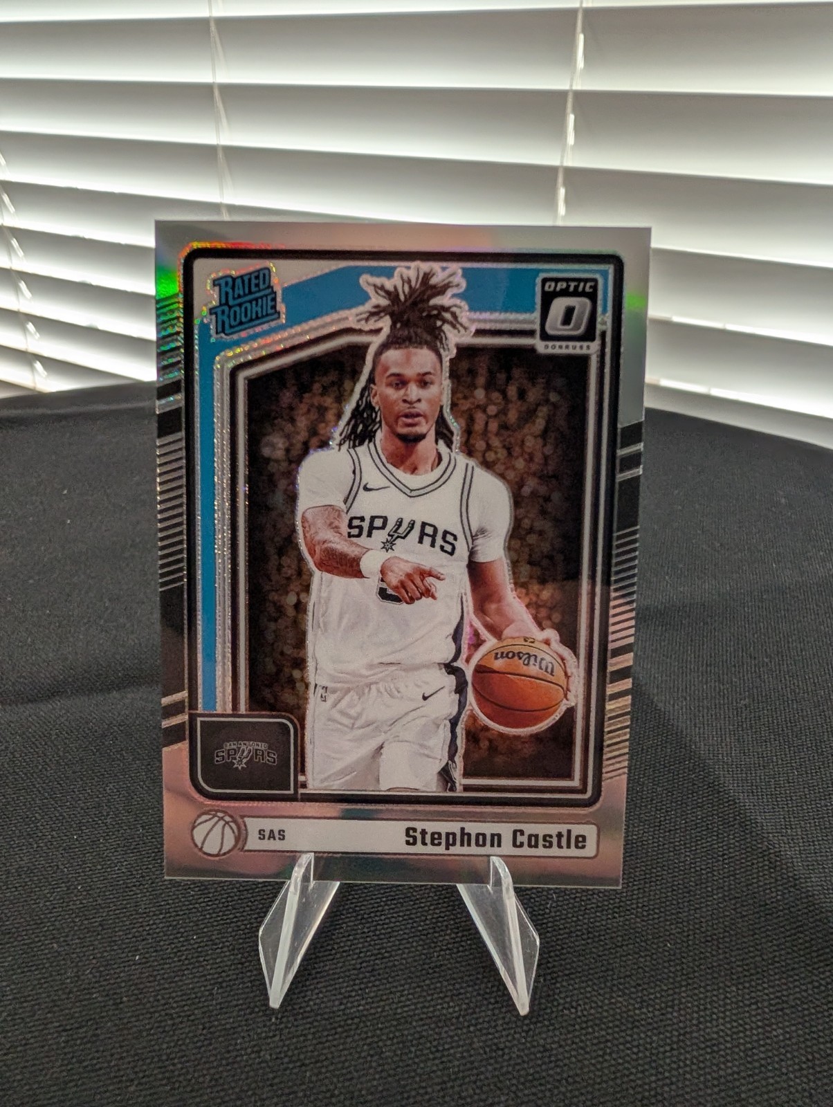 2024-25 Panini Donruss Optic - Rated Rookie Stephon Castle #254 Holo Prizm (RC)