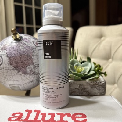 IGK Big Time Volume and Thickening Mousse, 6.2 oz 1 Pack
