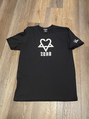 Zero Skateboards Shirt Bam Margera RARE COLLAB Mens Medium 