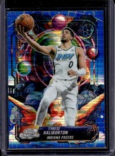 2025-26 Topps Cosmic Chrome Tyrese Haliburton Propulsion Blue Moon Refractor /99