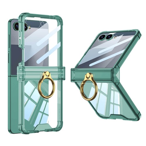 Funda protectora de pantalla con bisagra para móvil con soporte de anillo para Samsung Galaxy Z Flip 7 6 - Imagen 15 de 15