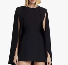 Stella McCartney Mouled Cape Dress 42/8 US 