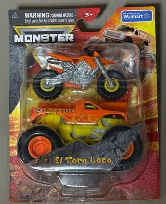 #ad #ad SPIN MASTER MONSTER JAM EL TORO LOCO TRUCK DIRT BIKE 2PACK 🔥FREE SHIPPING🔥 $14.50