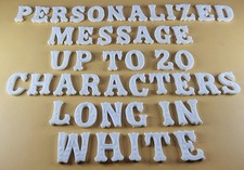 Up to 20 Edible 3D 25mm Personalized Letters, icing toppers, cake cupcake T084