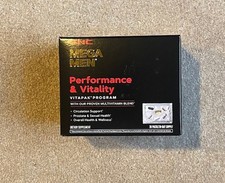 GNC Mega Men Performance and Vitality Supplement, 30 Count sealed