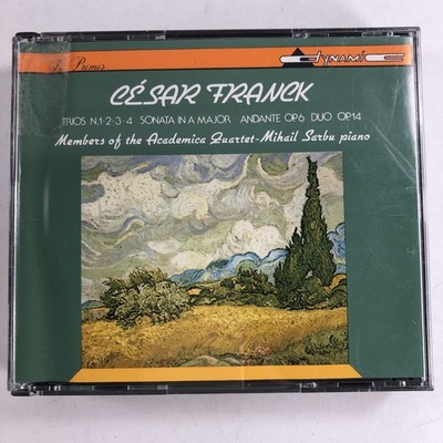 Cesar Franck: Trios 1 2 3 4 Sonata Andante Duo 2 CD Set 1990 Dynamic