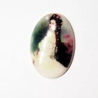 4 of 40x30mm Acrylic Empress Elisabeth of Austria Woman Portrait Cameos Cabochon