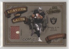 2003 Playoff Absolute Memorabilia Leather and Laces 164/250 Charlie Garner 0g45