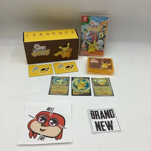 NINTENDO Detective Pikachu Returns Switch Item Case Included Brand New Japan