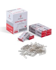 Paperclips for Office School & Personal Use, Jumbo Nonskid Paper Clip (2"), 1...