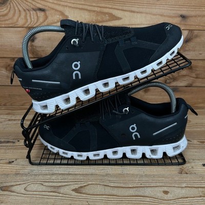 On Running Turnschuhe Damen Größe UK 6 Cloud 5 Terry schwarz Gummi Schweizer Fitnessschuhe*