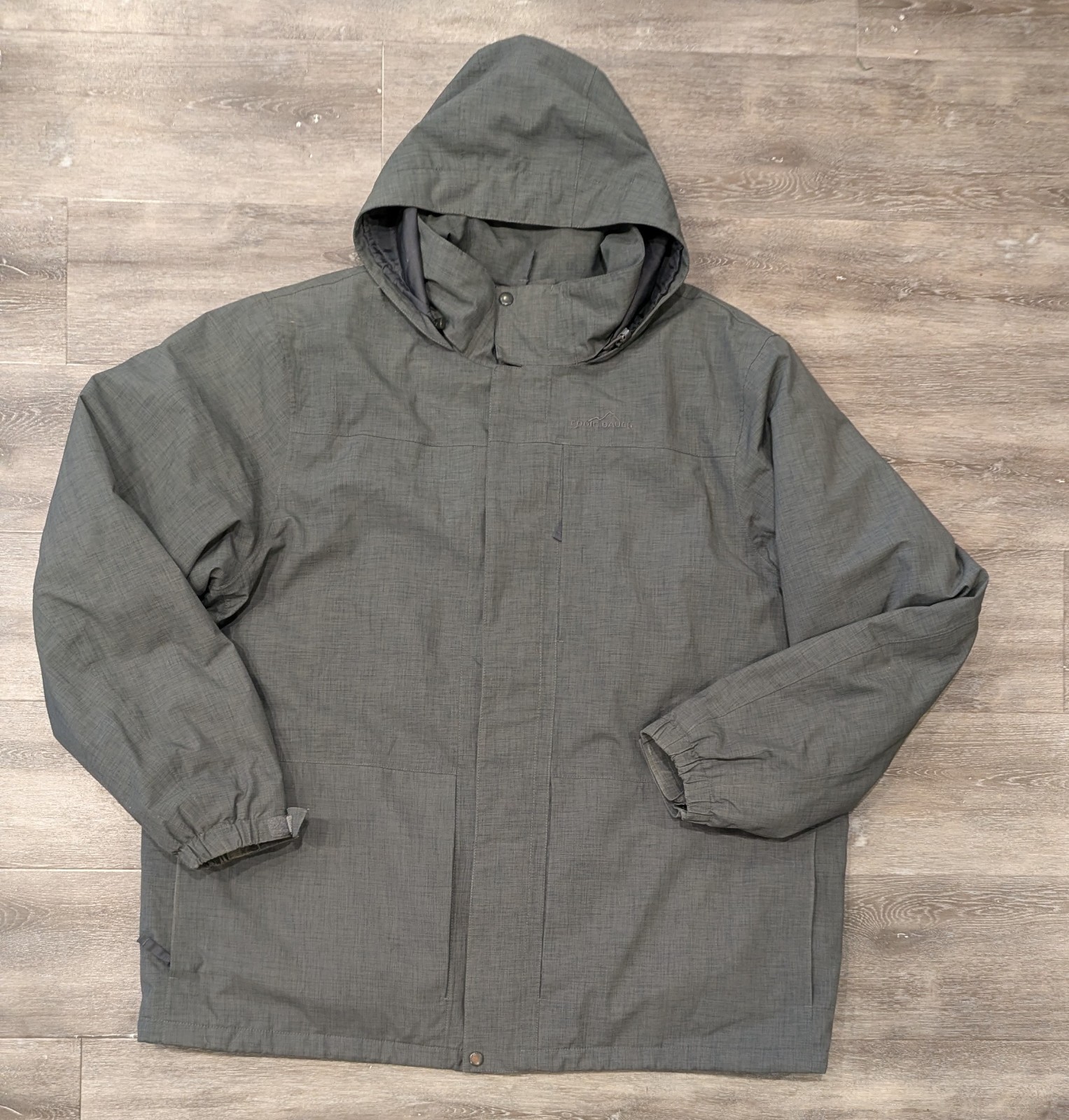 Eddie Bauer WeatherEdge Hooded Insulated Jacket Gray 2XL