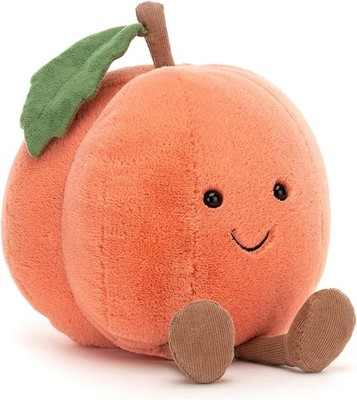 Jellycat Official Authentic Food Series Amuseables Peach Plush Doll