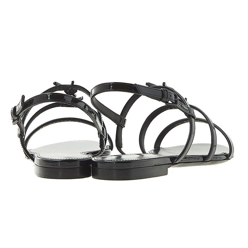 Saint Laurent Sandali donna Cassandra 652758 B8IVV 1000 57207074