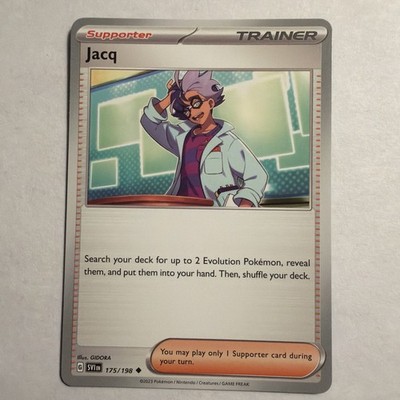 Jacq 175/198 SV01: Scarlet & Violet Base Set Regular - Pokemon TCG - NM