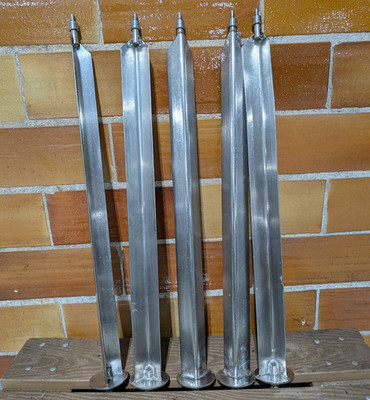 5X Rotisserie Angled V Spit Skewer for Old Hickory N3G N4G N5G N7G N9G NO Handle