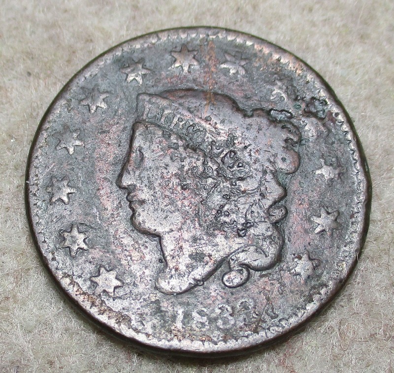 1833 Large Cent