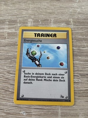 Pokémon Energiesuche 59/62 DE 1. Edition Common Fossil 1999 Nearmint Vintage
