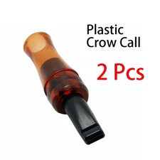 2X Hunting Gear Game Caller Crow Call Whistle Real Crow Sound Rook Caller Decoy