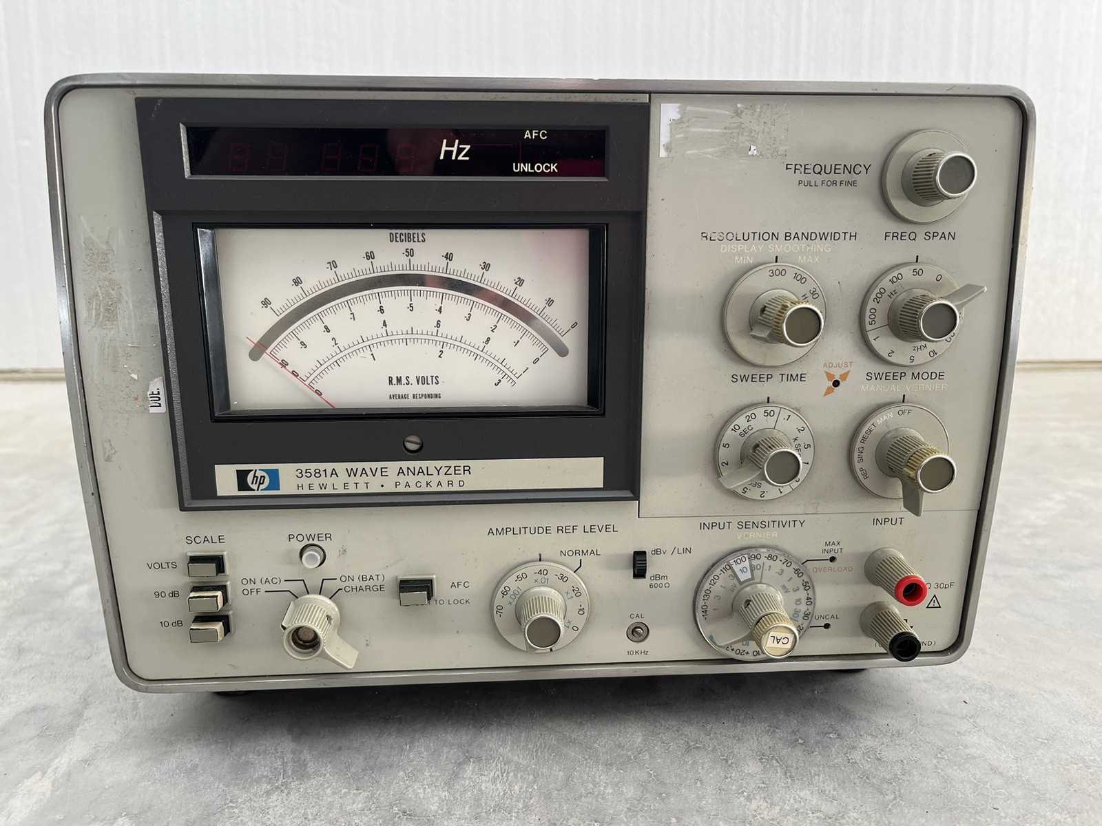 3581A Wave Analyzer Hewlett Packard HP - WE SHIP