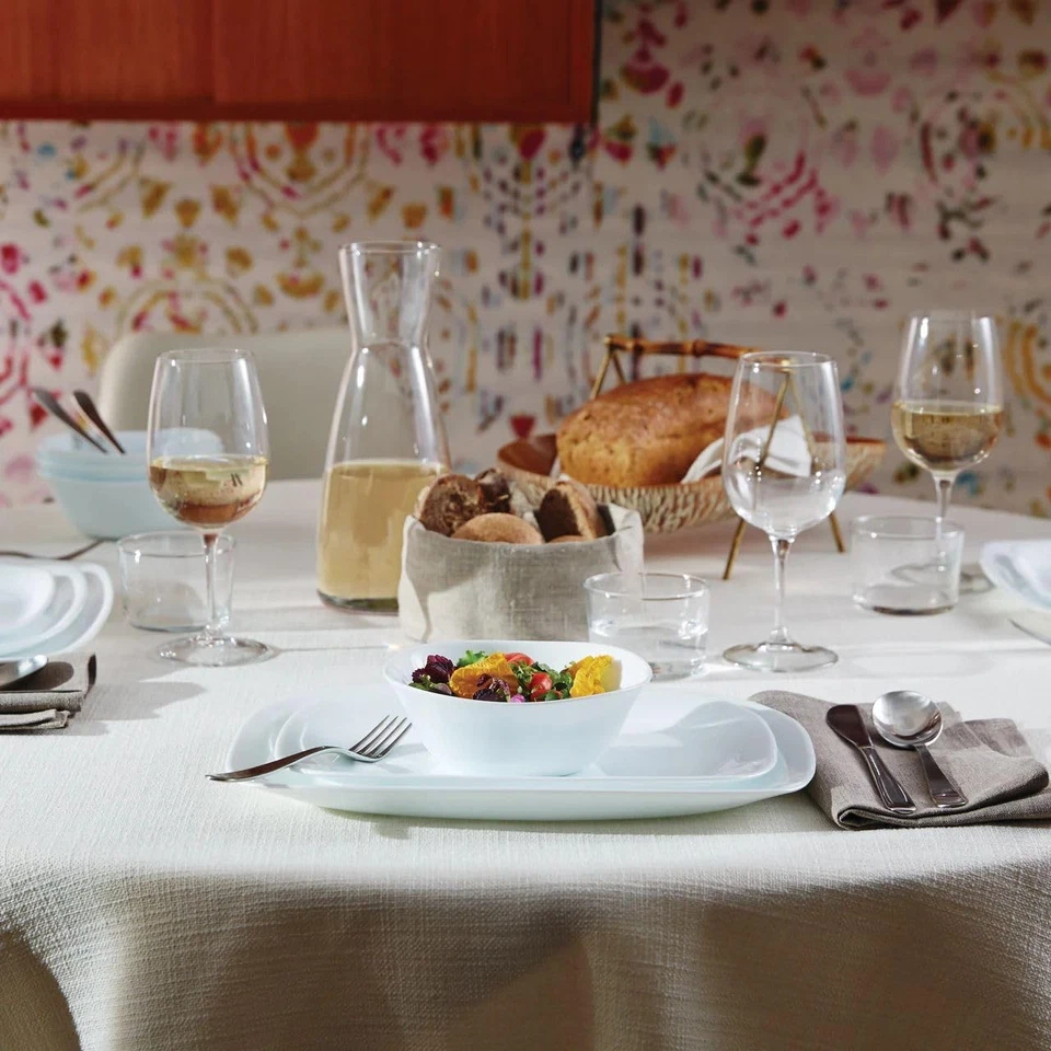 Parma 5.5" Opal Glass Small Bowls, White, Set of 6 - Image 3 of 4