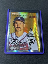 2023 Topps Chrome Platinum Anniversary #189 Spencer Strider Prism Refractor E2