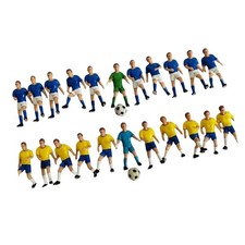 22pcs Miniature Football Player Figuren Mini -Fu&szlig;ballm&auml;nner f&uuml;r