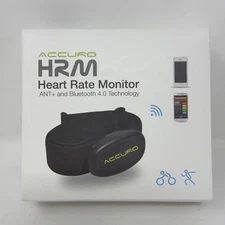 Accuro HRM Heart Rate Monitor ANT+ Bluetooth 4.0 Technology NIB
