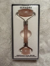 SEPHORA Rose Quartz Double-Ended Facial Massage Roller ~ NEW & SEALED