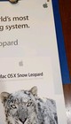 VINTAGE 2009 APPLE P0STER MAC OSX SNOW LEOPARD NEVER DISPLAYED ALWAYS ROLLED 28" — photo 5