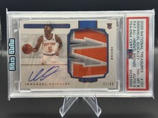 2020-21 Panini National Treasures - Rookie Patch Autographs Immanuel Quickley...