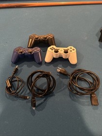 Sony PlayStation 3 Console Lot w/ games and controllers