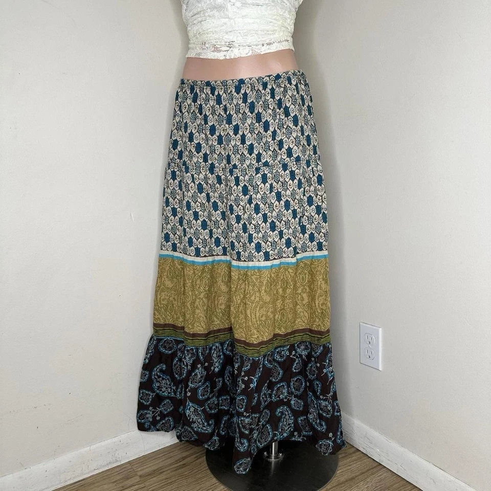 FALDA GRUNGE WHIMSYGOTH GRANDE HASTA EL TOBILLO ESCALONADA Foto 4 de 4