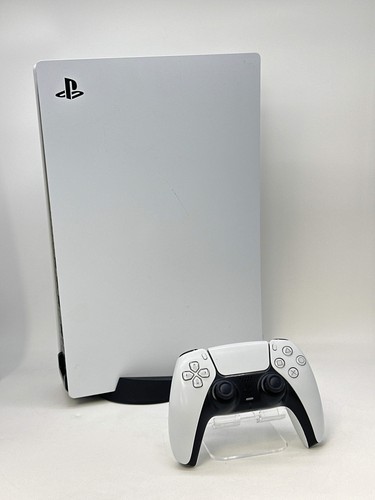 Sony PlayStation 5 CFI-1115A Edición Disco Blanco 825GB con Controlador HDMI y Alimentación
