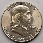 1952-S Franklin Half Dollar Brilliant Uncirculated (BU) Condition
