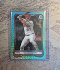 2026 Bowman Chrome Mega Mojo Mike Trout #100 Aqua Refractor #114/125