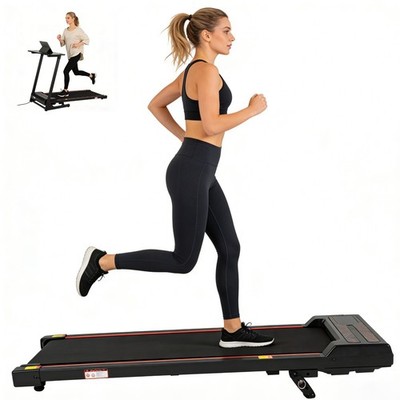 Laufband Einstellbarer Steigung 0.65PS Motor Heimlaufband WalkingPad LED Display