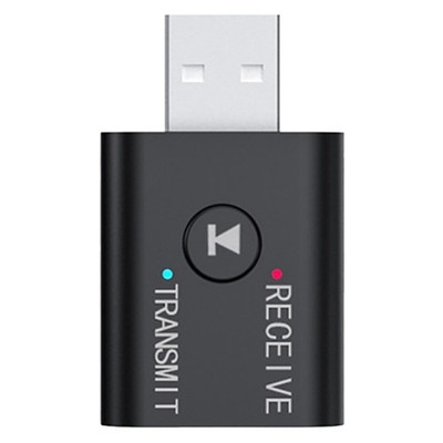 Portable Bluetooth 5.0 Transmitter Receiver 3.5mm AUX USB  2 in 1  Stereo6250